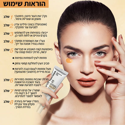 קרם ממצק עיניים באופן מיידי