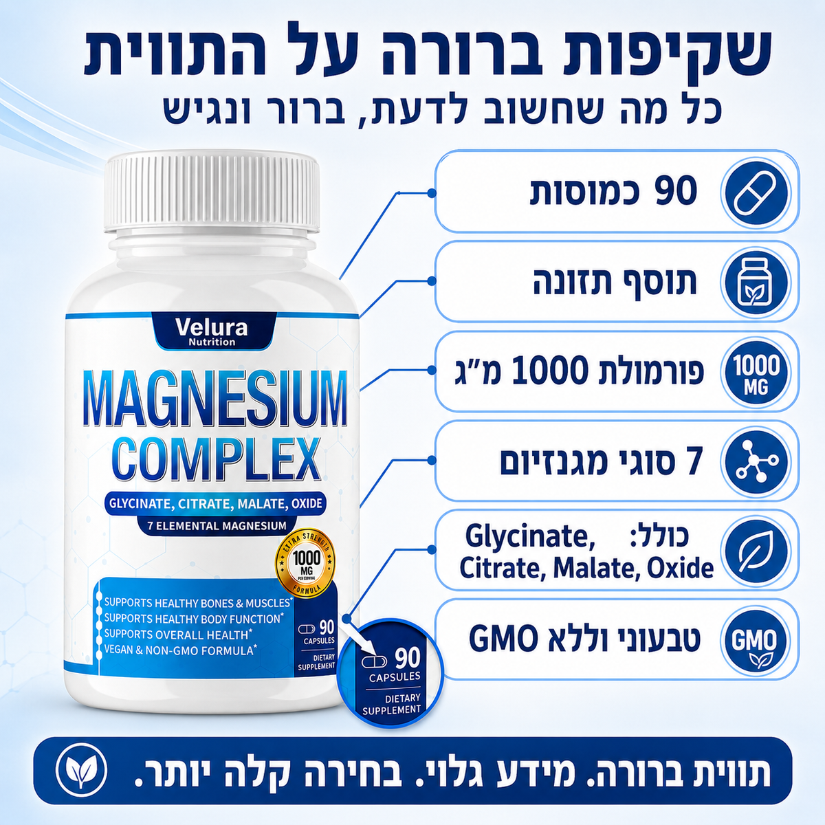 מגנזיום גליצינאט קומפלקס